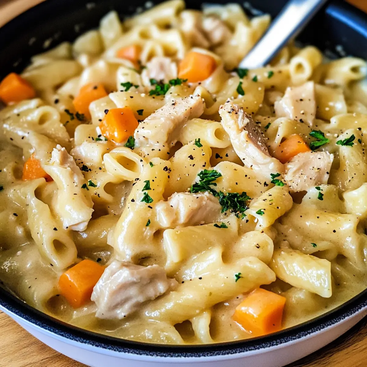 Creamy Chicken Pot Pie Pasta