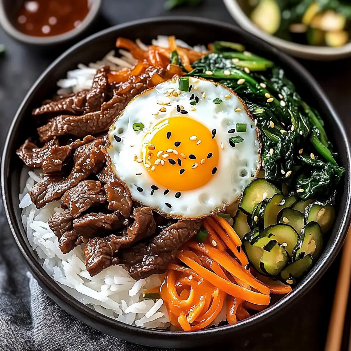 Korean Beef Bibimbap Bowl
