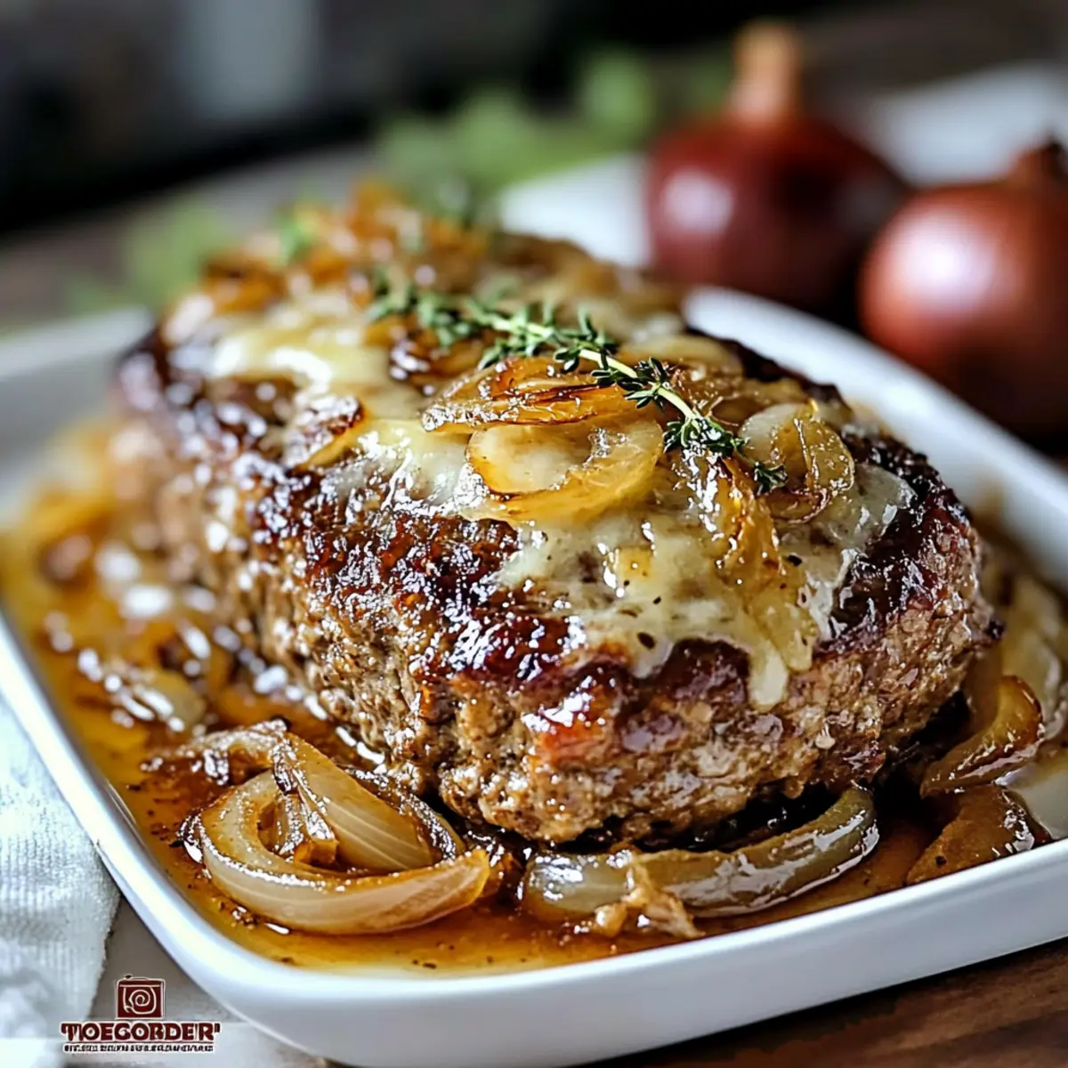 French Onions Meatloaf