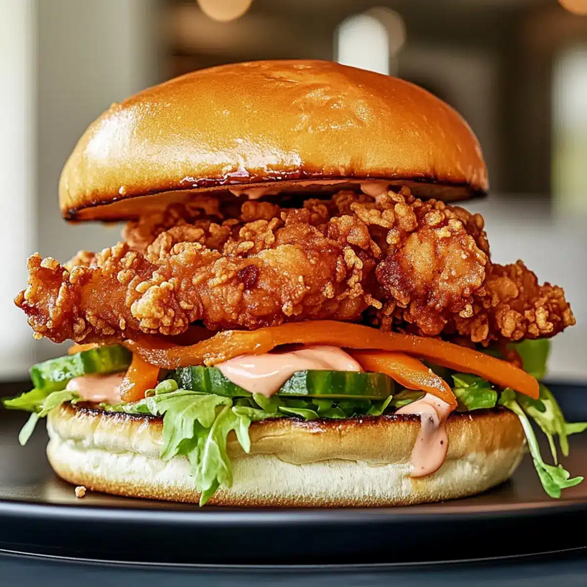 Flavor-Packed Thai Fried Chicken Sandwich