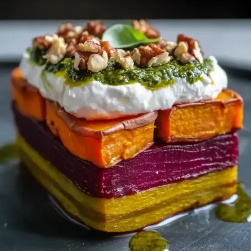 Sweet Potato & Beet Stacks