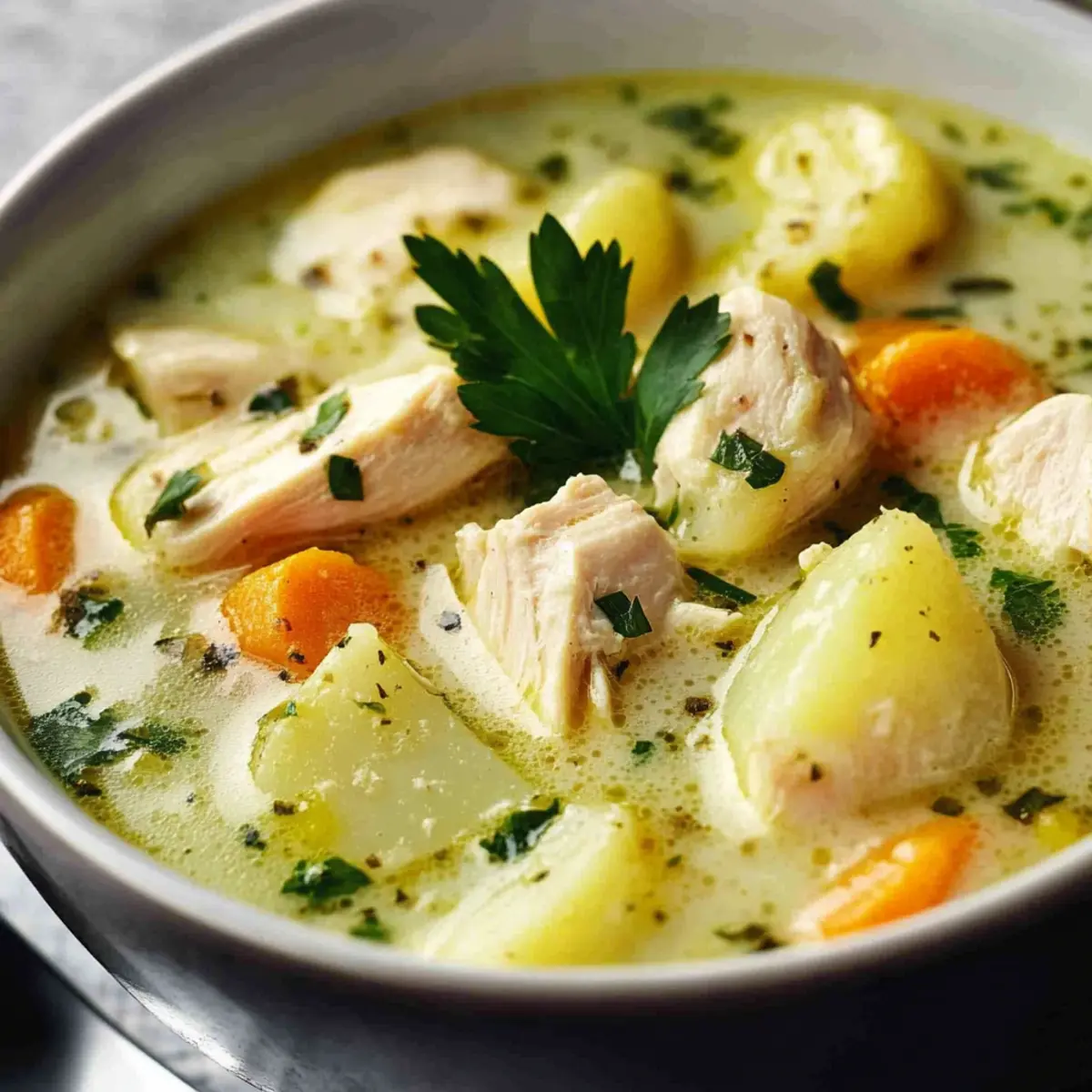 Chicken Soup with Potatoes