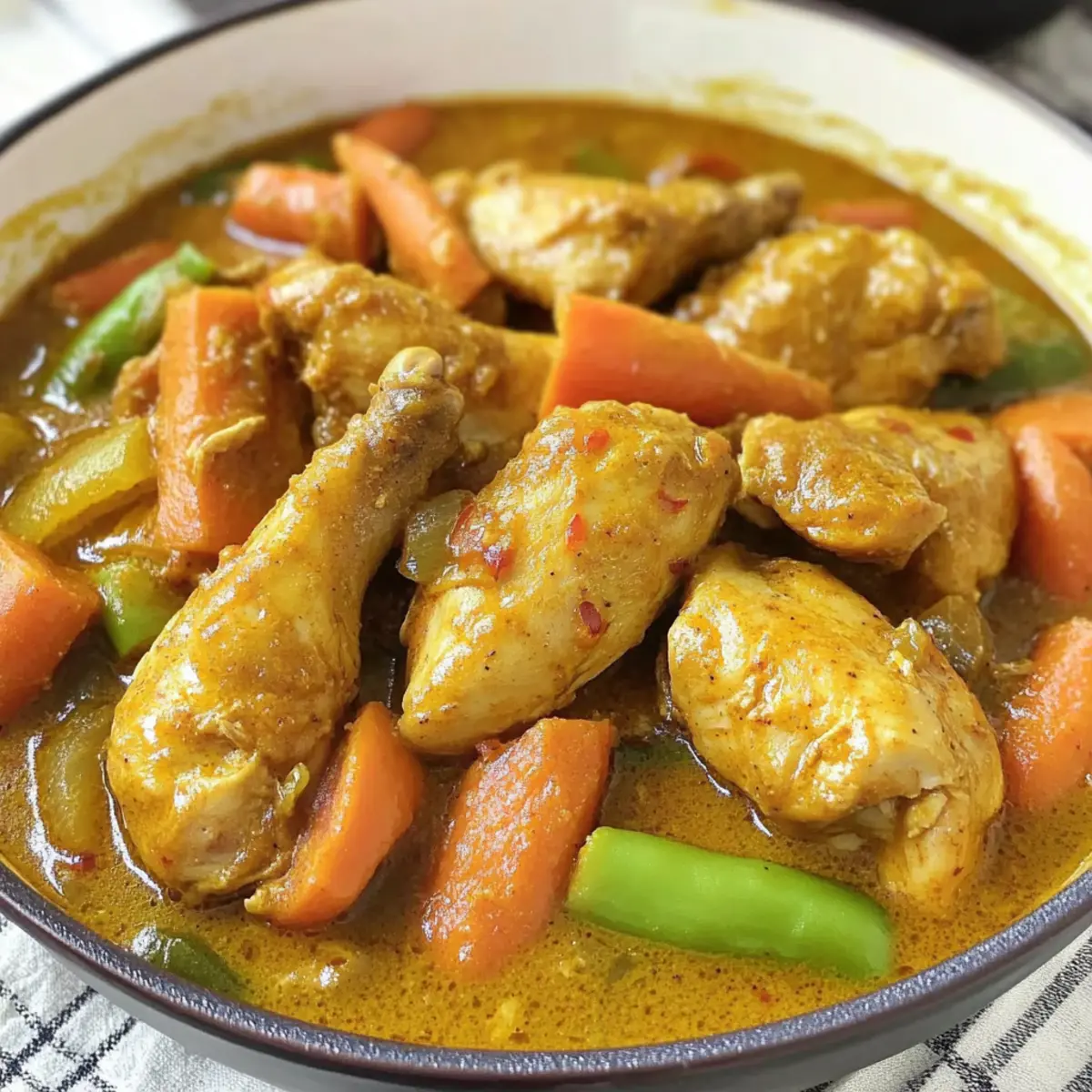 Chicken Curry with coconut milk