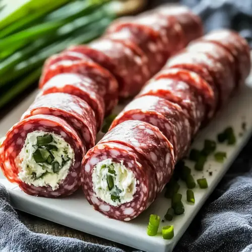 Irresistible Keto Salami Roll-Ups