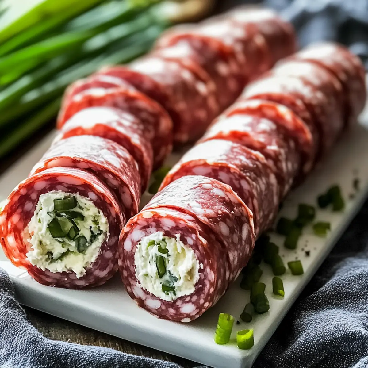 Irresistible Keto Salami Roll-Ups