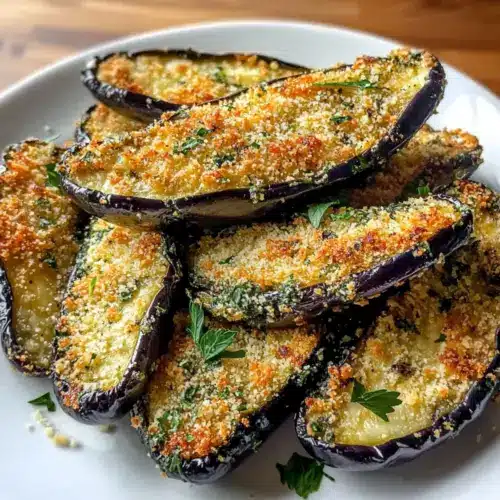 Healthy Crispy Baked Eggplant