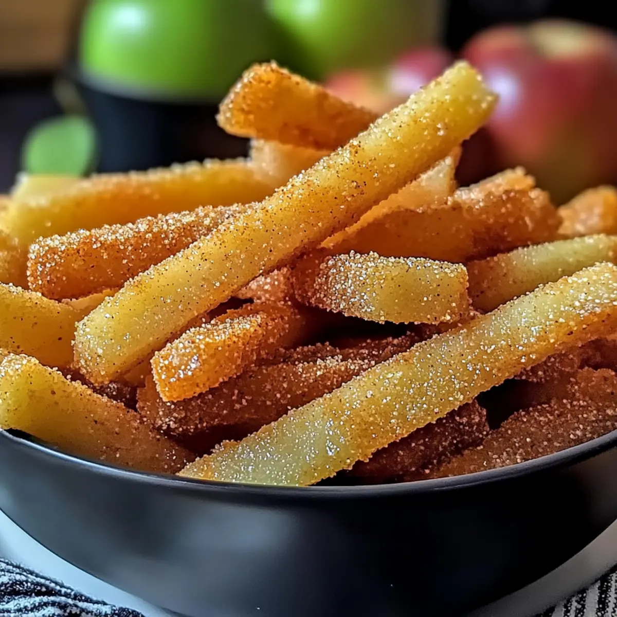 Crispy Air Fryer Apple Fries