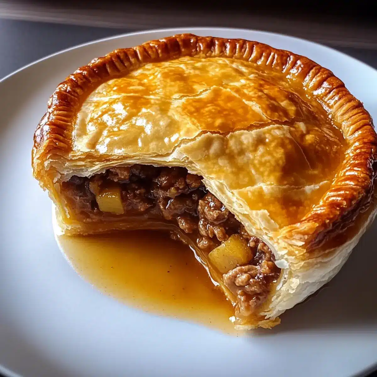 Warm Baked Traditional Scotch Pie
