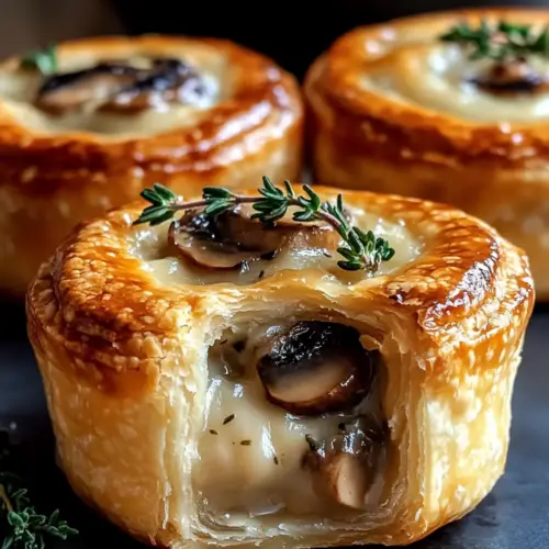 Mini Mushroom & Gruyère Pot Pies