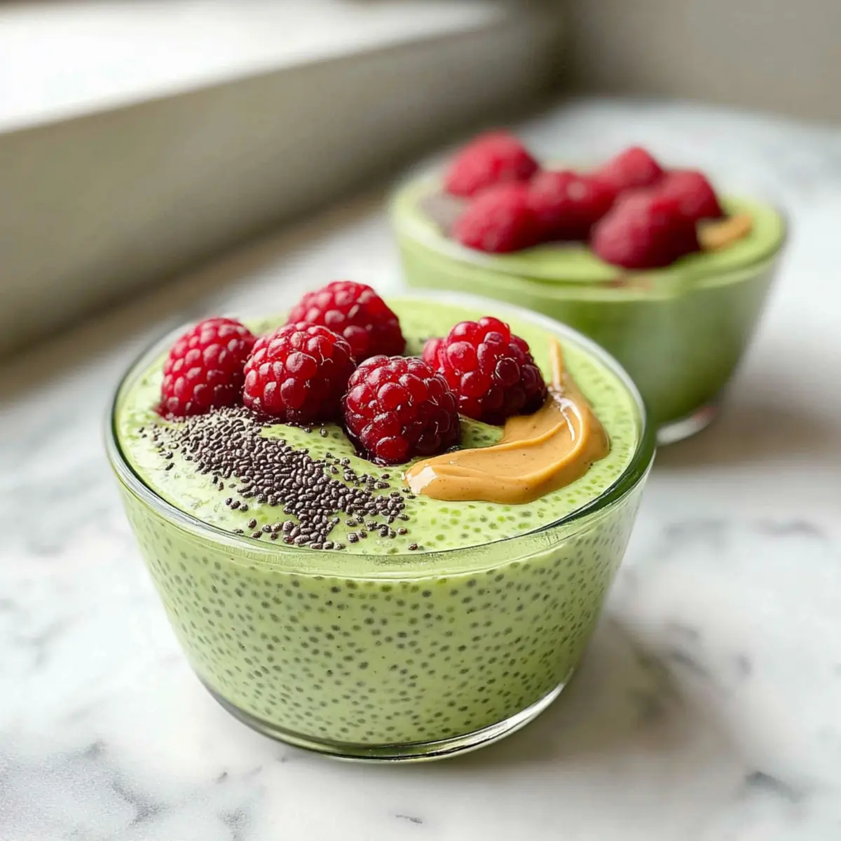 Matcha Chia Seed Pudding