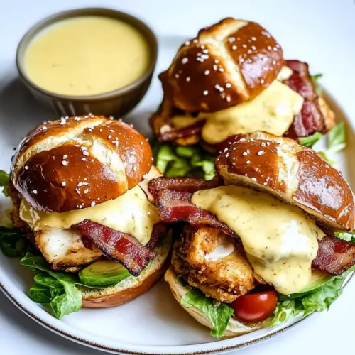 Honey Mustard Chicken Sliders