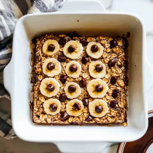 High-Protein Banana Bread Baked Oatmeal