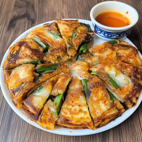 Crispy Korean Spring Onion Pancake
