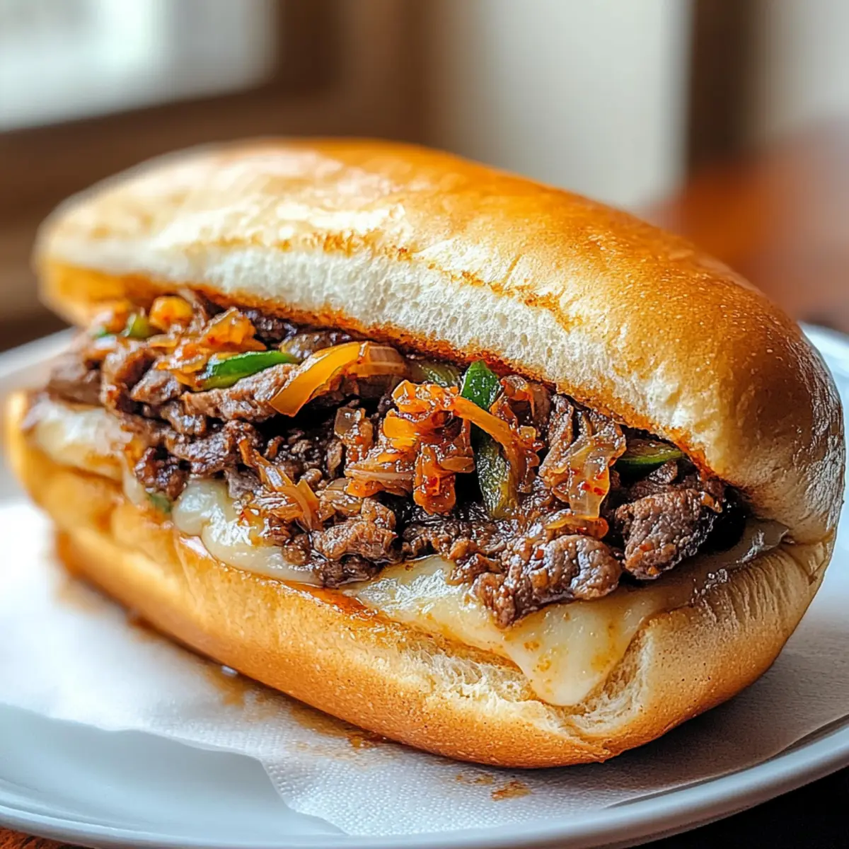Kimchi Bulgogi Cheesesteak