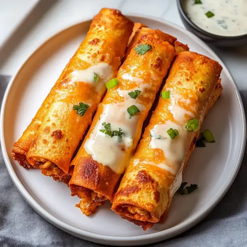 Buffalo Chicken Taquitos
