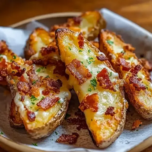 Cheddar Bacon Potato Wedges