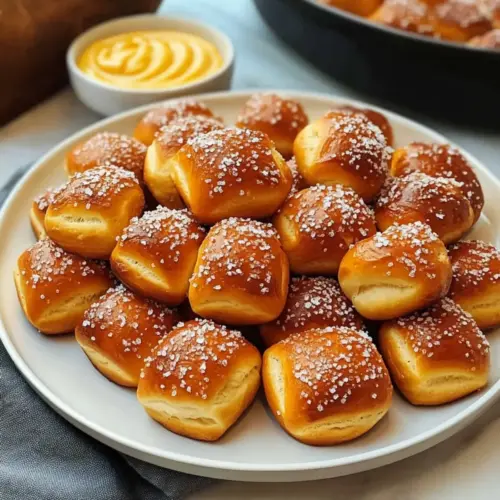 Homemade Soft Pretzel Bites