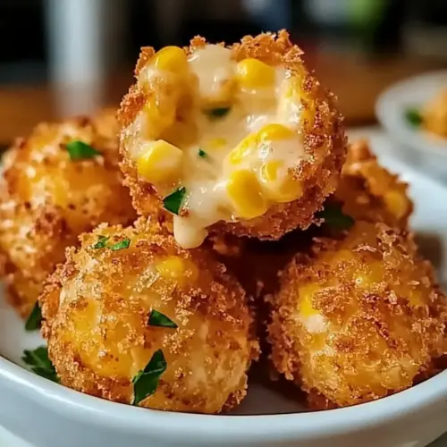 Crispy Corn Cheese Bites