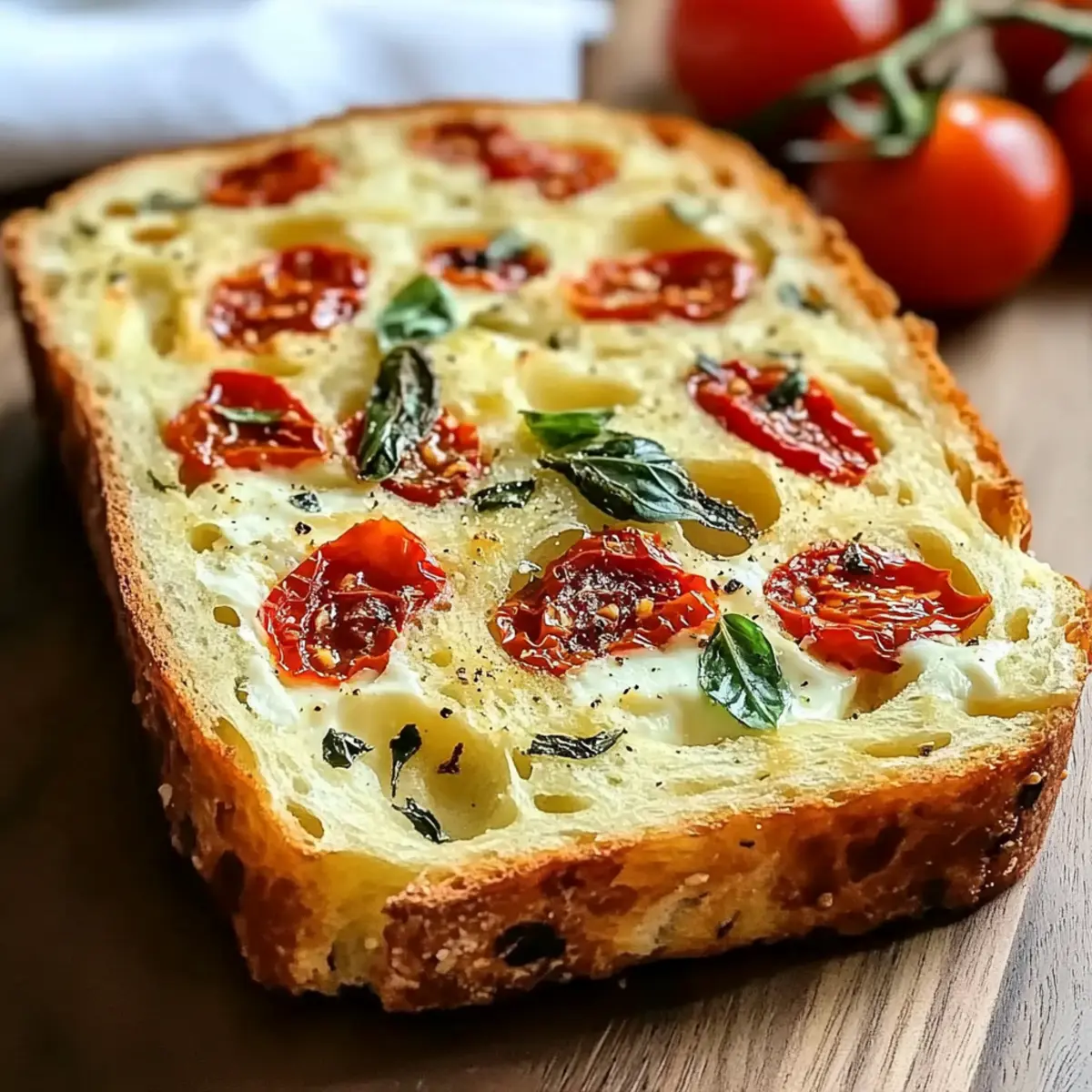 Savory Caprese Bread