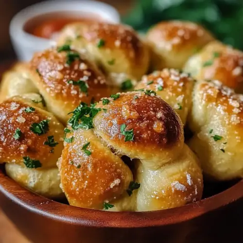 Quick Sourdough Discard Garlic Knots