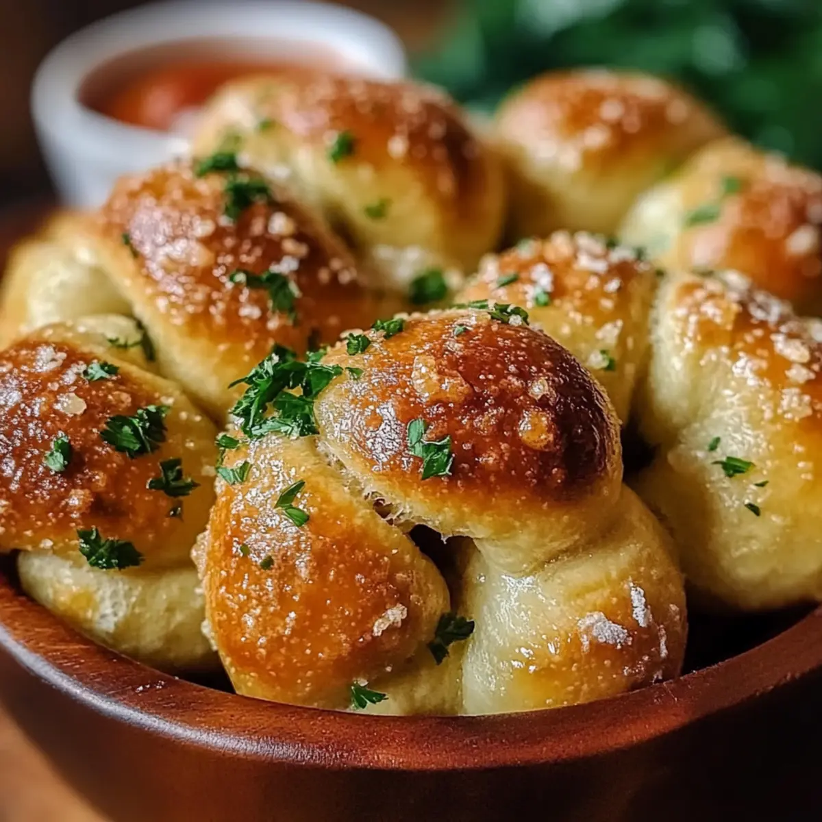 Quick Sourdough Discard Garlic Knots