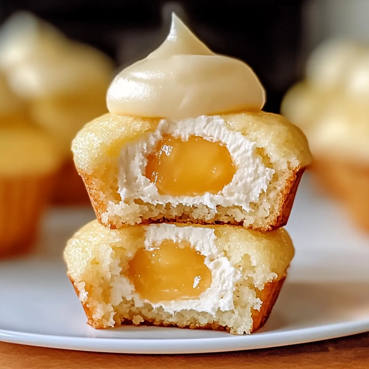Honey Peach Cream Cheese Cupcakes