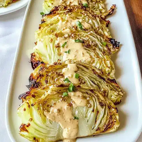 Roasted Cabbage with Amazing Onion