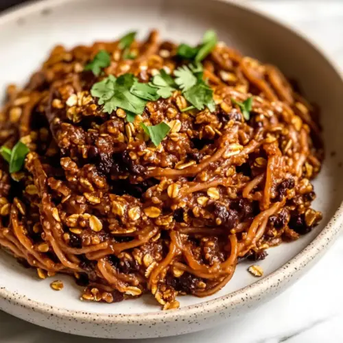 Spicy Korean Gochujang Beef Noodles