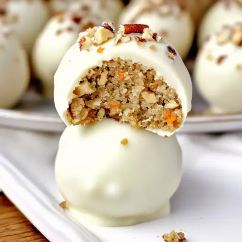Carrot Cake Ball Truffles
