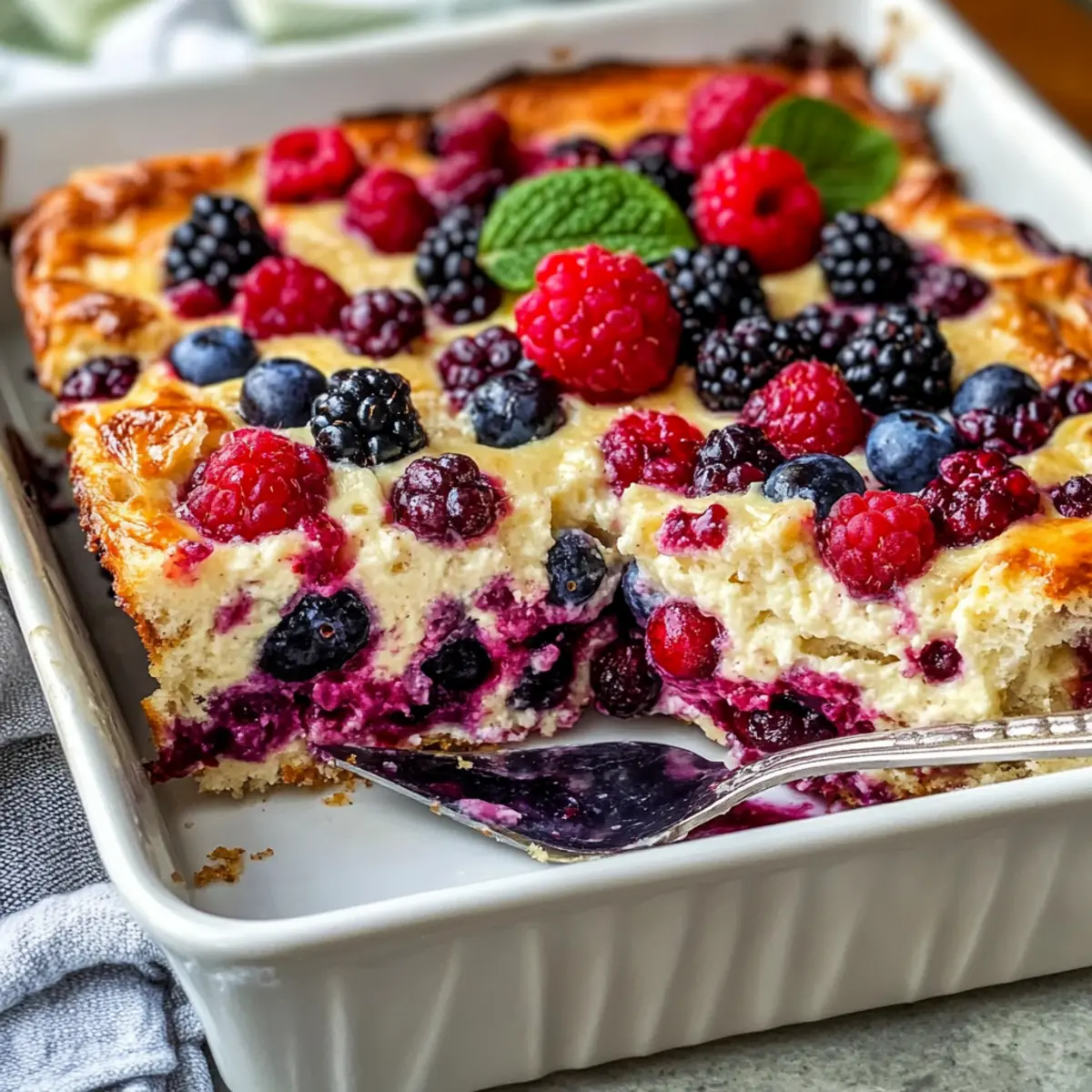 Triple Berry Bake