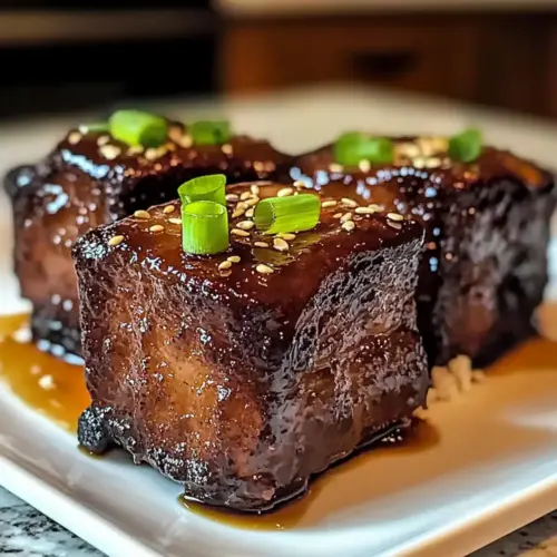 Caramelized Slow Roast Asian Beef Short Rib