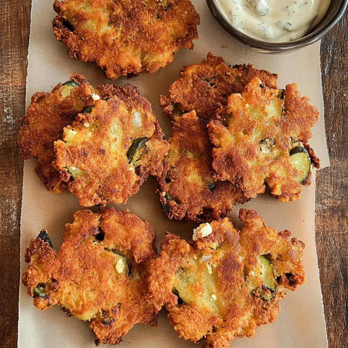Fried Pickle Fritters
