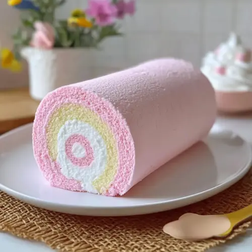 Japanese Cotton Candy Cake Roll