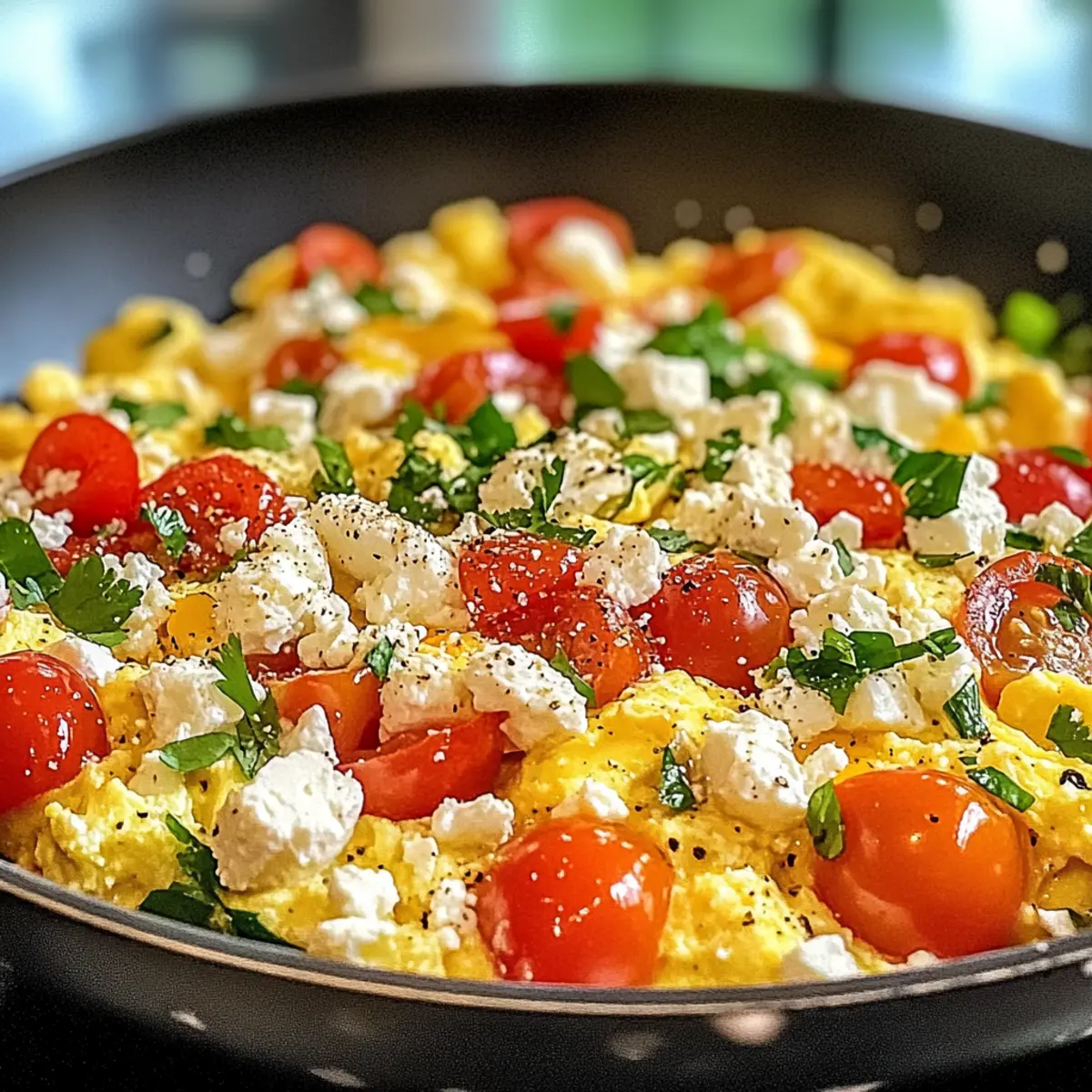 Mediterranean Scrambled Eggs